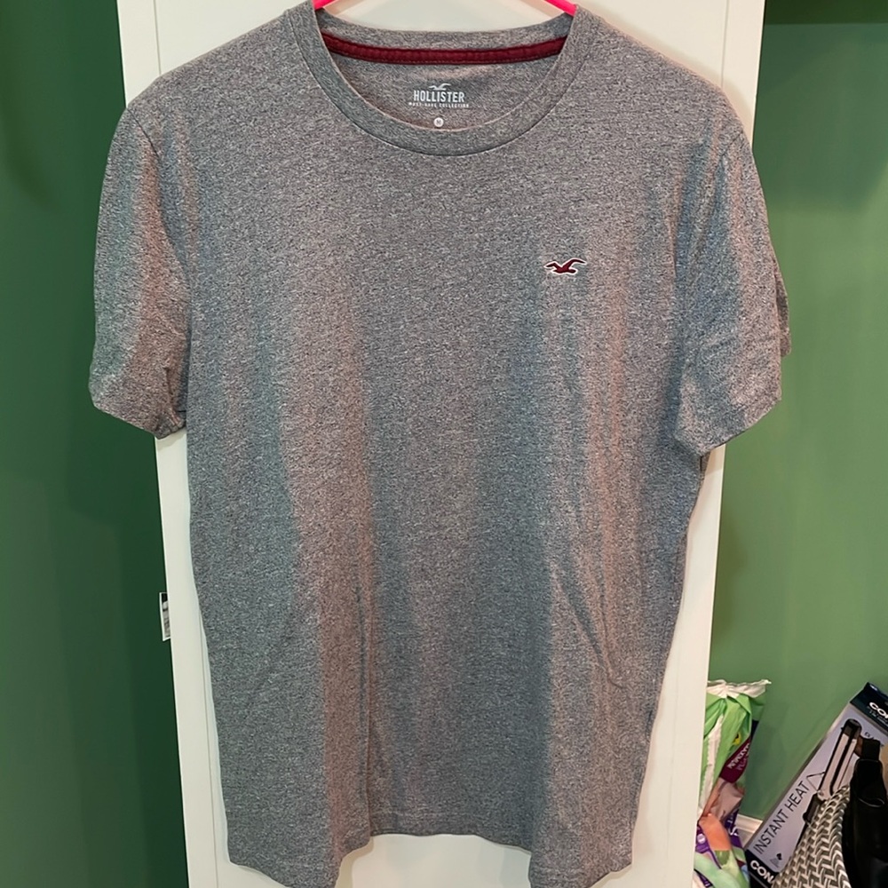 Hollister Men’s Gray Short Sleeve T-Shirt